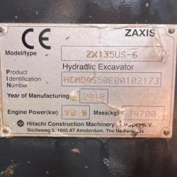 Hitachi ZX135US-6
