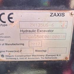 Hitachi ZX135US-6