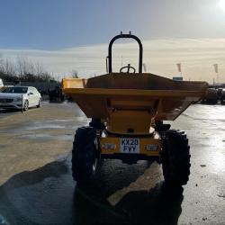 Thwaites 3 tonne swivel skip dumper,