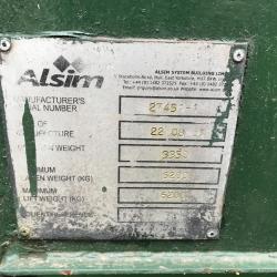 ALSIM 24 X 9 SHOWER UNIT